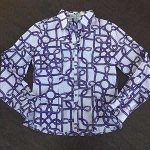 🔴Fox croft Bold Print Button Up